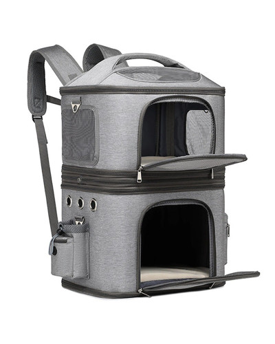 Kattenrugzak voor 2 katten (of veel kittens)